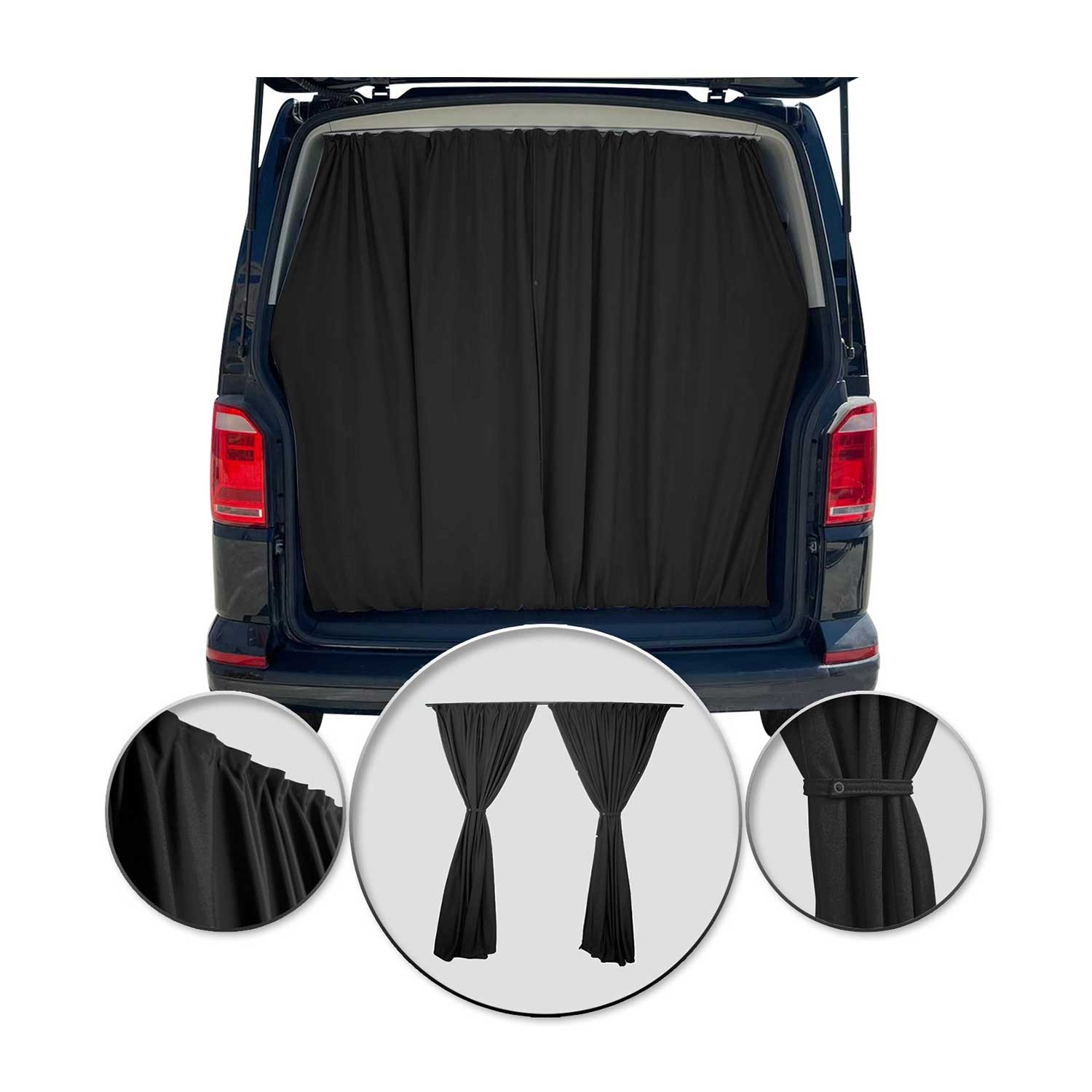 Rideaux de porte hayon Opel Zafira Life 2019-2026 store pare-soleil noir de vitre