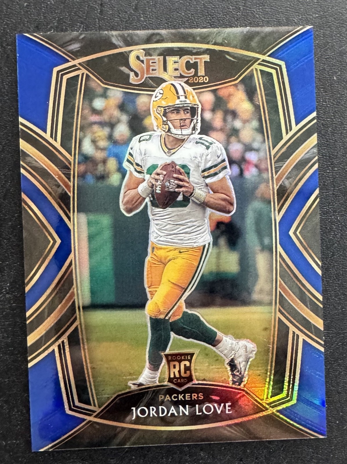 #/75 Jordan Love 2020 Panini Select Club Level Blue Prizm RC #247