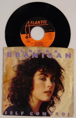 Laura Branigan- ''Self Control/Silent Partners'' 45rpm wth PS EX