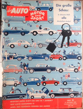 AUTO MOTOR UND SPORT 21 - 11.10. 1958 Z BMW FORD VW Mercedes Opel Porsche LLOYD