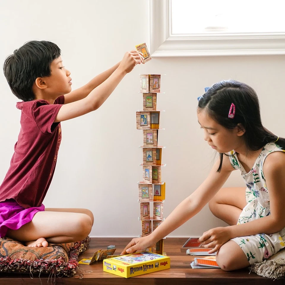 HABA Rhino Hero A Heroic Stacking Card Game for Ages 5 and Up - Image 3 of 4