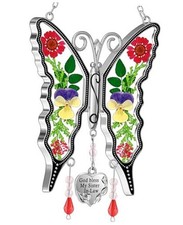 Gifts for Women God Bless My Sister in-Law Butterfly Suncatcher Sister-in-law