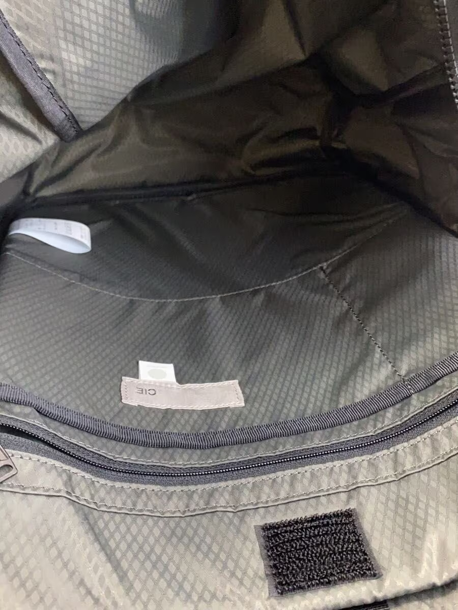 CIE Backpack Nylon Black Solid Color - image 6