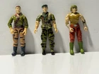 GI Joe Tiger Force Duke 1988 + Falcon v1 1987 + Armadillo 1988 Vintage Lot