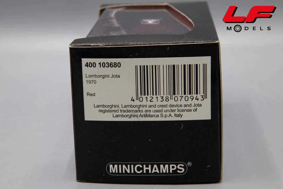 1:43 Lamborghini Jota 1970 - Minichamps - Immagine 4 di 4