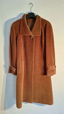 Damen MANTEL LAMA WOLLE Gr.44 HENSEL&MORTENSEN Linea Classica PIACENZA Baby Lama