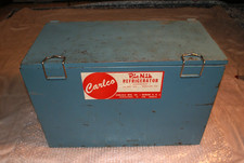 Vintage Carlco Pic Nik Refrigerator Leakproof Steel Cooler Carlisle MFG CO USA
