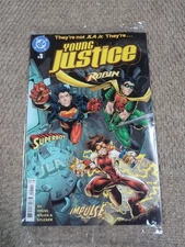 Theyre Not JLA Jr They're Young Justice Robin Superboy Impulse Nawck StuckerNMMT