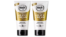 Magic Razorless Shaving Cream For Curly Hair Works in 4 min 6 Ounce  Pack of 2