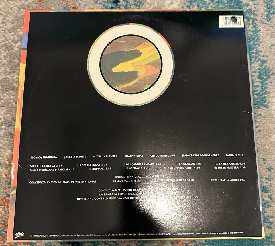 KAOMA WORLD BEAT 1989 LP Foto 2 de 2