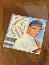 Mickey Vernon | 1954 Red Man #AL13 - No Tab - Washington Senators