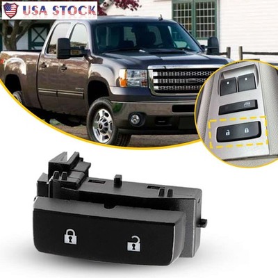 Front Driver Door Lock Control Switch Fits  2007-2014 Chevy Silverado GMC Sierra