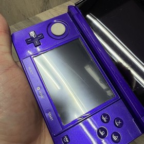 Nintendo 3DS Purple Console Bundle w/ Mario Party DS + Stylus | Tested 🎮💜