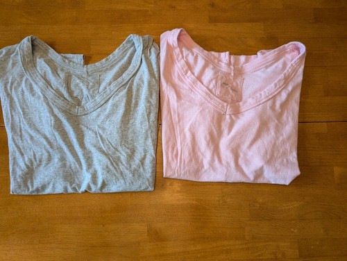Aerie women oversized boyfriend distressed tshirts (2) size L **FREE SHIPPING**