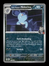 Team Rocket's Nidorina Reverse Holo Common SV10: Destined Rivals 115/182 NM Poke