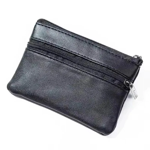 "Mini Leather Coin Purse – Small Zipper Wallet for Men, Women & Kids" - Picture 7 of 7