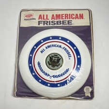 Wham-O All American Frisbee White Flying Disc Eagle Design 1979 MPN 81779