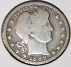 1899-O Barber Quarter
