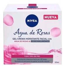 NIVEA AGUA DE ROSAS ACIDO HIALURONICO GEL FACIAL HIDRATANTE/ROSE WATER GEL HYDRA