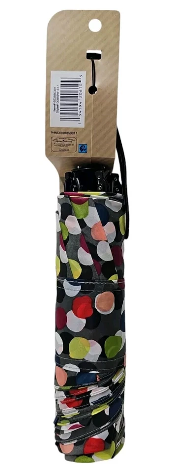 "Paraguas compacto Totes con dosel reciclado apertura automática y cierre inverso 47"" multicolor" Foto 3 de 3