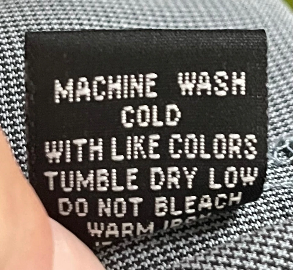 VOLVO PENTA ГОЛУБОВАТЫЙ ГЛИНЫ СЕРЫЙ ПРОВЕРЕННЫЙ РУБАШКА НА ПУГОВИЦАХ МУЖСКОЙ РАЗМЕР БОЛЬШОЙ НОВЫЙ С ЯРЛЫКАМИ - Изображение 4 из 4