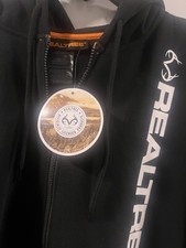 REALTREE Men  s Sweatshirt Top/Hoodie XL   Brand New Black Fast Shipping NWT