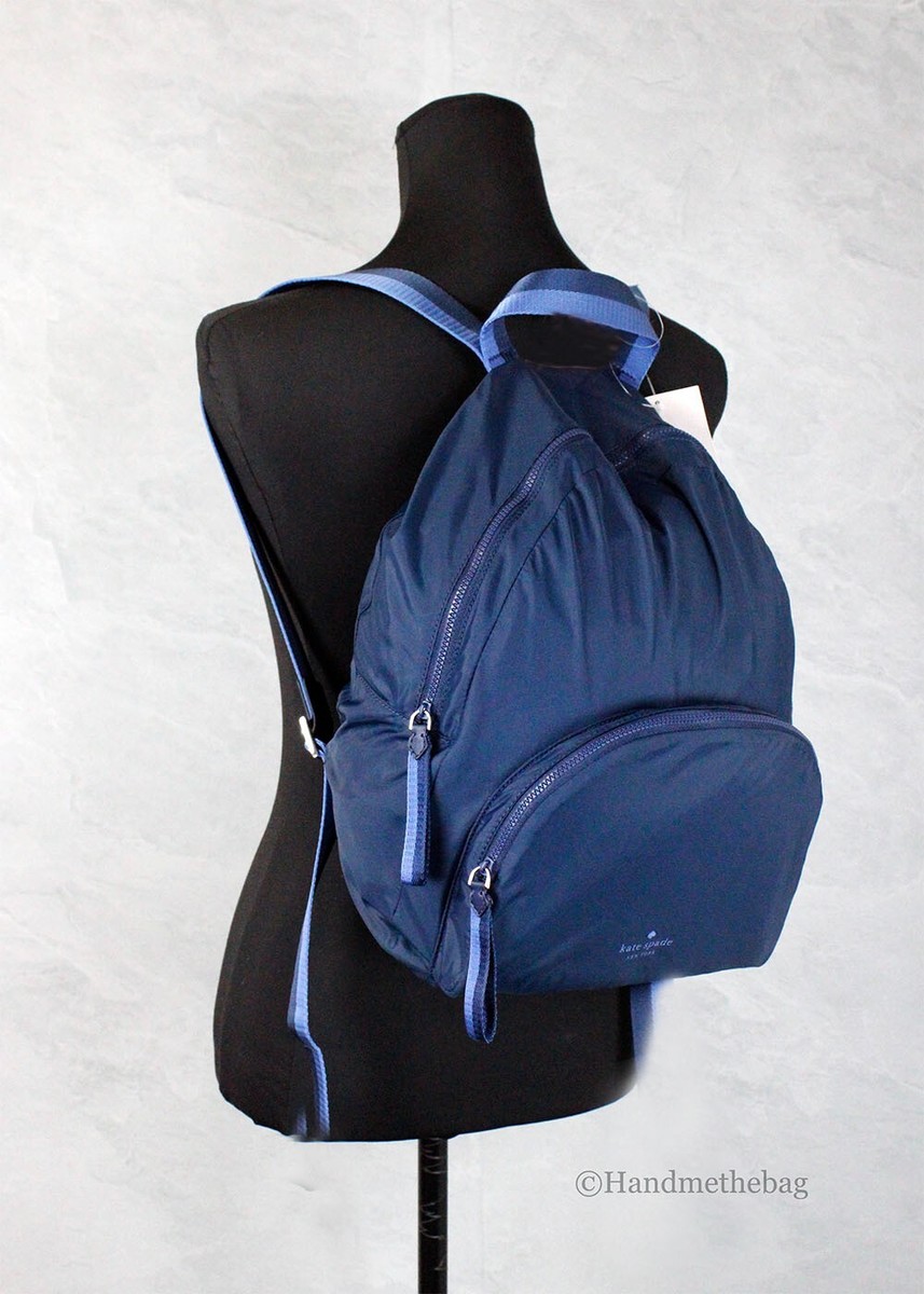 S Kate Spade Arya Navy Packable Nylon Backpack Night Cap WKRU6975 NWT $279 Kate Spade Arya Navy Packable Nylon Backpack Night Cap  main image 2