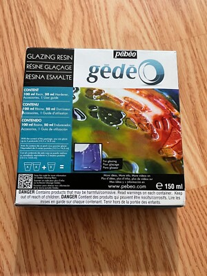 Pebeo Gedeo Glazing Resin Kit 150ml Mixed Media