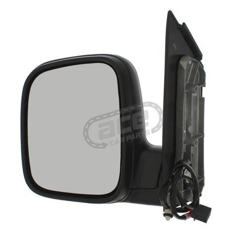 Electric Wing Door Mirror VW Caddy Mk3 Van 2010-2021 Black Cover Left Hand Side