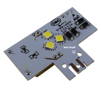 Luce Frigorifero Whirlpool Lampada LED Per Frigorifero Whirlpool Kenmore Maytag - Ricambio Originale W10515057, Luce Grigia A Basso Consumo Lampada Led Frigorifero