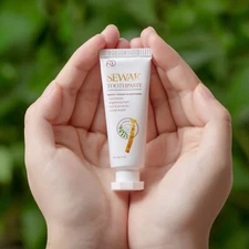 Aromatic Global Vegan Sewak/Miswak Toothpaste. Fluoride-Free. Travel size.