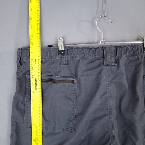 Men's Chino Shorts High Rise Regular Fit Gray Actual Size 42 - Picture 7 of 10