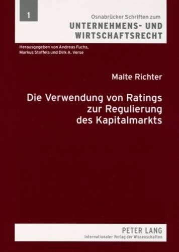 Thumbnail - Malte Richter Die Verwendung Von Ratings Zur Regulierung Des Kapit