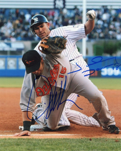 Autographed 8 X 10 Photo of Johnny Damon & Kevin Millar - Picture 1 of 1