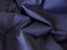 Soft PU Coated Water-Resistant Polyester Fabric Material - NAVY