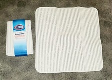 2 New Clorox Cushioned Shower Mat Slip Resistant Extra Thick Machine Washable...