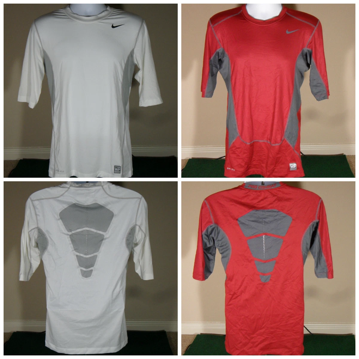 New Nike Pro Combat HyperCool Compression Base Layer Football Baseball  Shirt Top