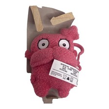   UGLYDOLLS MOXY to-Go Stuffed Plush Toy, 5" Tall Back Pack Clip PINK Ugly Doll