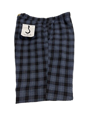 WHITE SAND pantalone quadri denim/blu WSU16 306 MADE IN ITALY