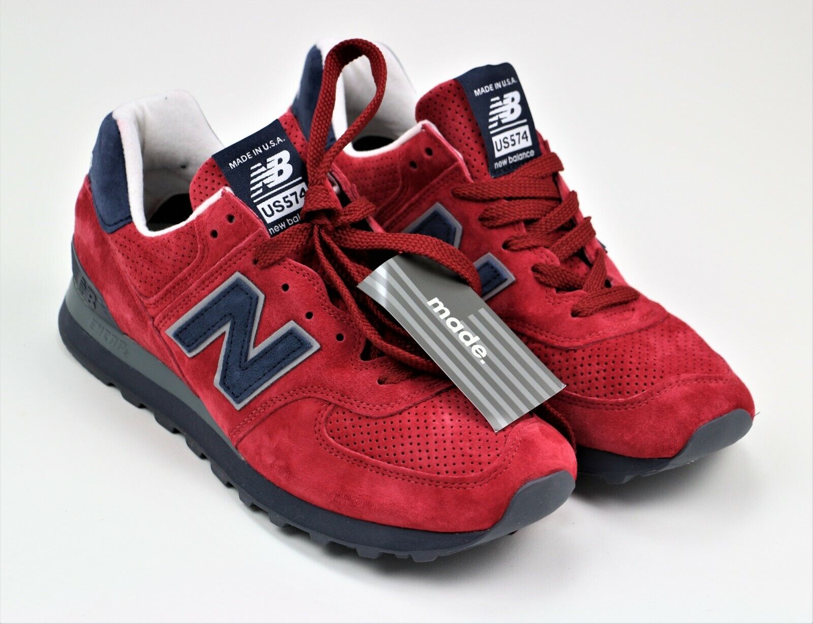 New balance сша. New Balance us574. Нью бэланс 574. New Balance 574 made in USA. NB 574 красные USA.