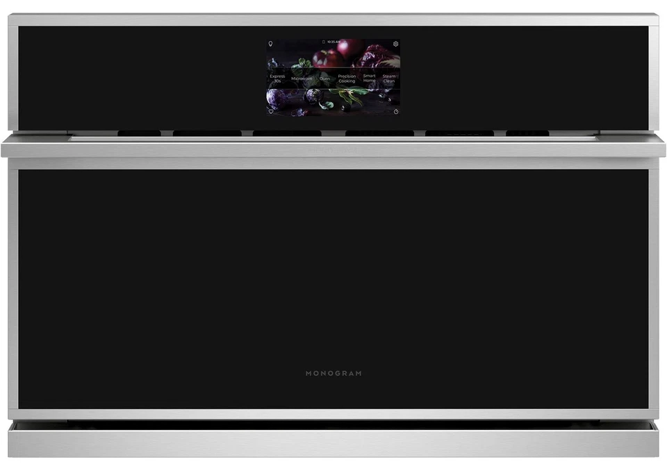 Печь скоростная GE Monogram минималистская серия 30 дюймов из нержавеющей стали/черная Advantium ZSB9231NSS - Изображение 3 из 3