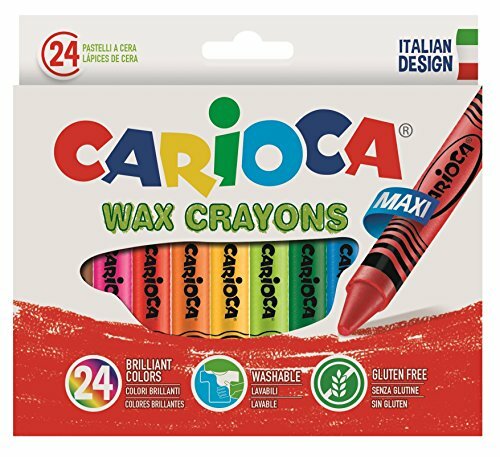 Carioca Wax Crayon (Pack of 24) (q0O)