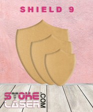 MDF Shield (9) in various sizes 12mm MDF