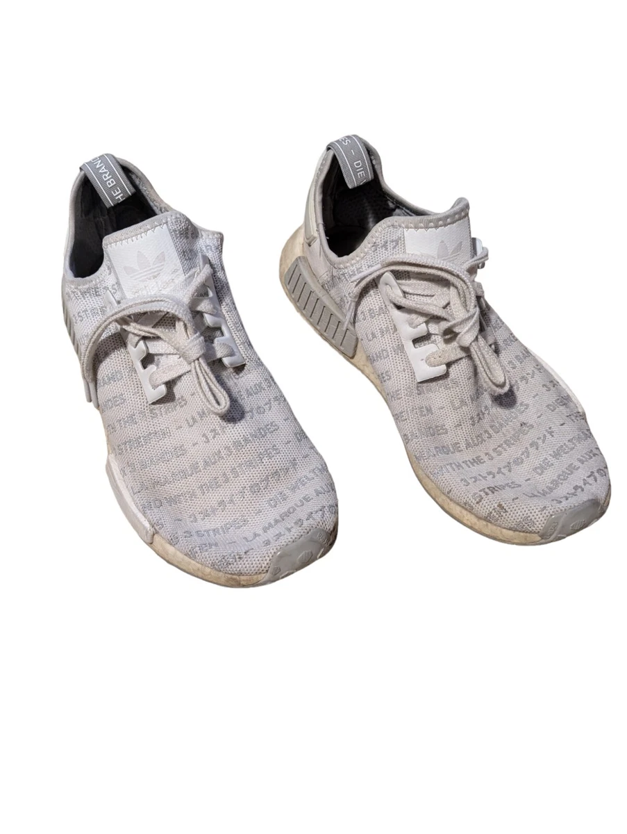adidas gazelle silver green womens Shop White Mens NMD R1 Lace Up Sneakers – Shoebacca main image 1