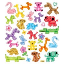 Scrapbooking Crafts Stickers Balloon Animals Swan Bear Dog Elephant