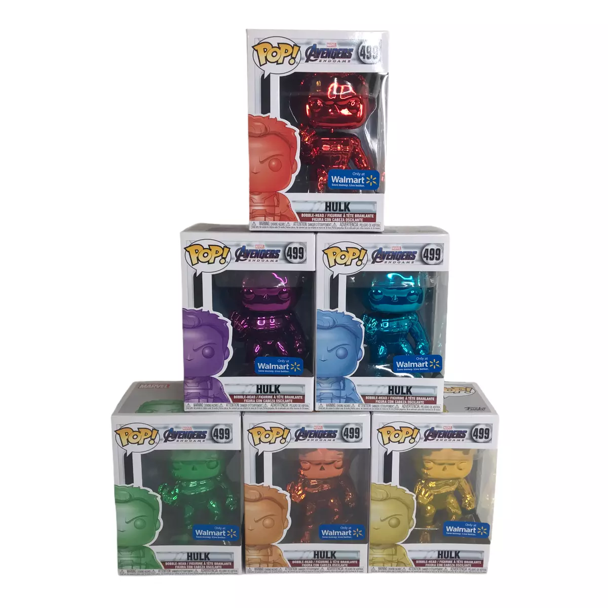 Funko pop hulk hotsell chrome walmart exclusive