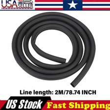 Car Door Rubber Weather Seal Hollow Strip Universal Weatherstrip D-shape 2m
