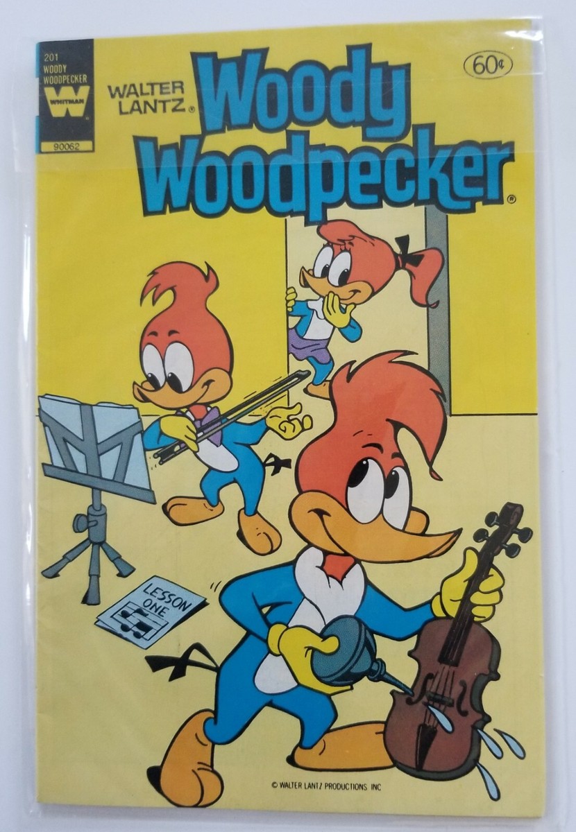 Woody Woodpecker #201 Whitman Walter Lantz Comic Book Cartoon