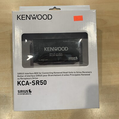 KENWOOD KCA-SR50 SIRIUSCONNECT ADAPTER UNIVERSAL SATELLITE RADIO TUNER NEW