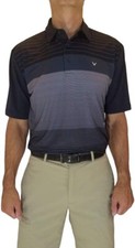 CALLAWAY MENS OPTI-DRI GOLF POLO SHIRT LARGE, CAVIAR NEW